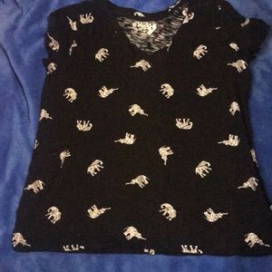 Mud t-shirt size extra small with elephants